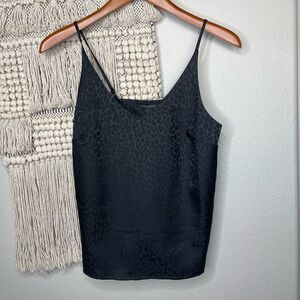 Banana republic black leopard cami